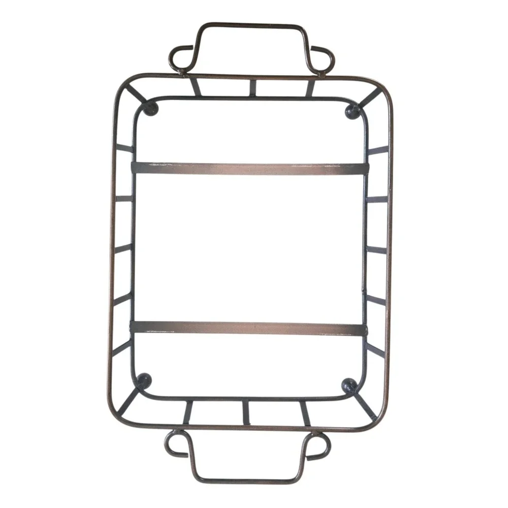 Casafina Bronze Metal Casserole Dish Tray Holder Carrier 12